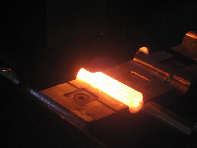 Forging of crown staybolts